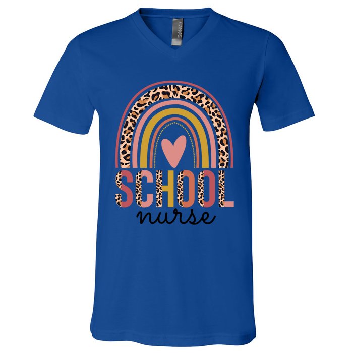 Gift For Eletary School Nurse Funny Gift V-Neck T-Shirt