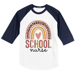 Gift For Eletary School Nurse Funny Gift Baseball Sleeve Shirt