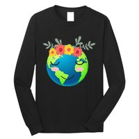 Gift for Environment Earth Day planet Long Sleeve Shirt