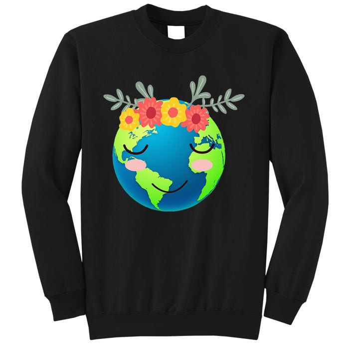 Gift for Environment Earth Day planet Sweatshirt