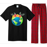 Gift for Environment Earth Day planet Pajama Set