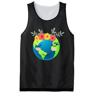 Gift for Environment Earth Day planet Mesh Reversible Basketball Jersey Tank