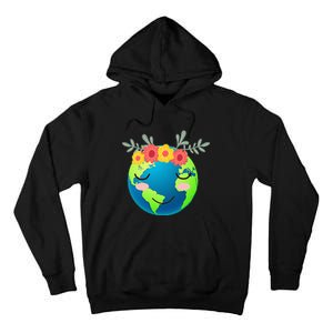 Gift for Environment Earth Day planet Tall Hoodie