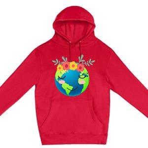 Gift for Environment Earth Day planet Premium Pullover Hoodie