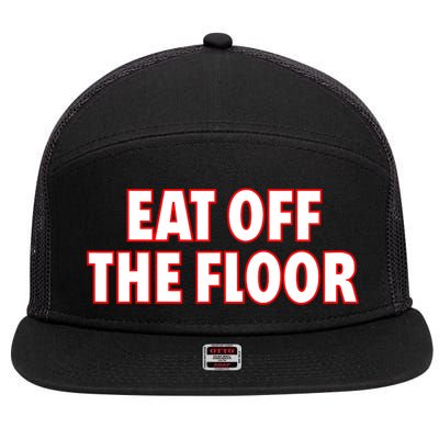 Georgia Football Eat Off The Floor 7 Panel Mesh Trucker Snapback Hat