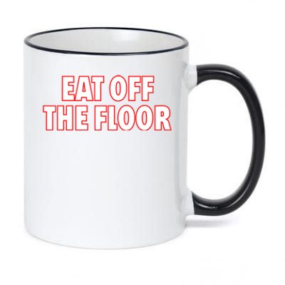 Georgia Football Eat Off The Floor 11oz Black Color Changing Mug