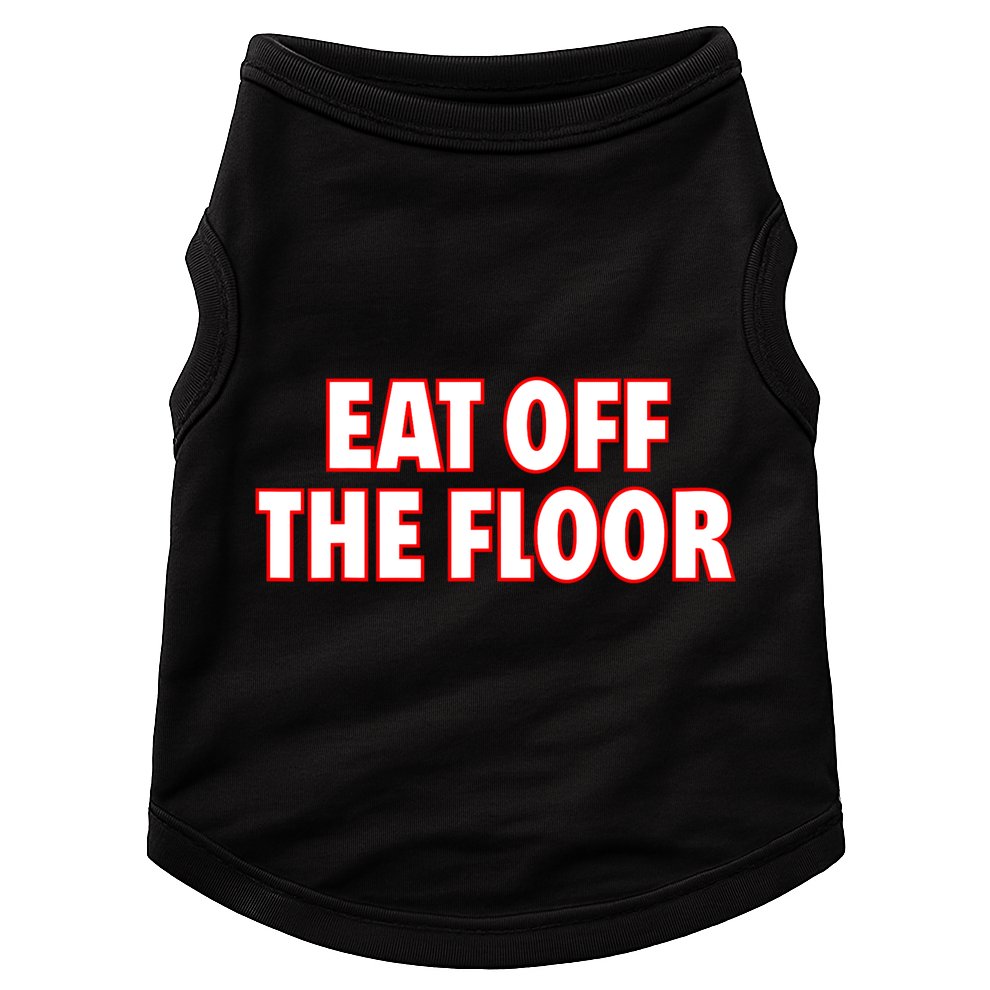 Georgia Football Eat Off The Floor Doggie Tank