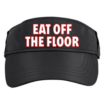 Georgia Football Eat Off The Floor Adult Drive Performance Visor