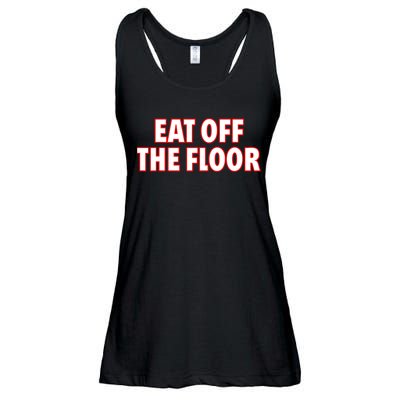 Georgia Football Eat Off The Floor Ladies Essential Flowy Tank
