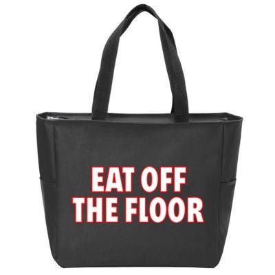 Georgia Football Eat Off The Floor Zip Tote Bag