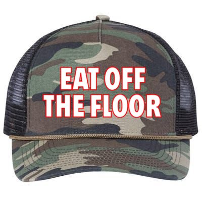 Georgia Football Eat Off The Floor Retro Rope Trucker Hat Cap