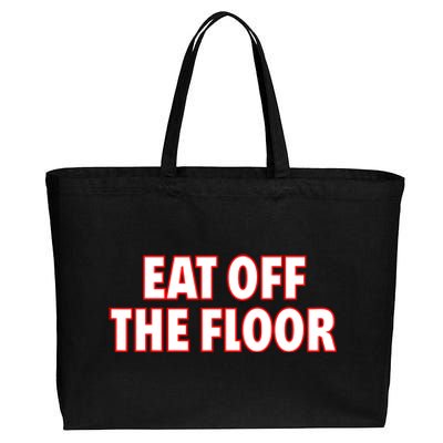 Georgia Football Eat Off The Floor Cotton Canvas Jumbo Tote