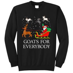 Goats For Everybody Christmas Goat Funny Xmas Sweatshirt