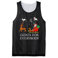 Goats For Everybody Christmas Goat Funny Xmas Mesh Reversible Basketball Jersey Tank