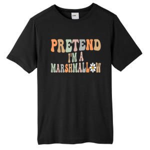 Groovy Funny Easy Lazy Halloween Pretend I'm A Marshmallow Tall Fusion ChromaSoft Performance T-Shirt