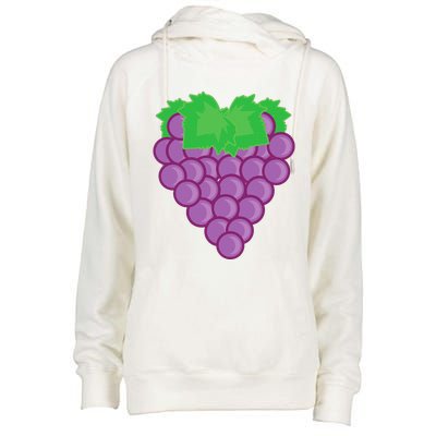 Grape Fruit Easy Lazy DIY Halloween Costume Womens Funnel Neck Pullover Hood