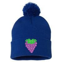 Grape Fruit Easy Lazy DIY Halloween Costume Pom Pom 12in Knit Beanie