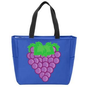 Grape Fruit Easy Lazy DIY Halloween Costume Zip Tote Bag