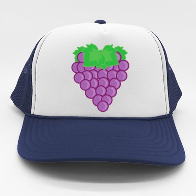 Grape Fruit Easy Lazy DIY Halloween Costume Trucker Hat