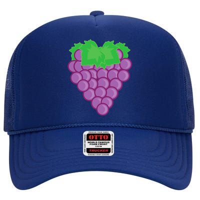 Grape Fruit Easy Lazy DIY Halloween Costume High Crown Mesh Back Trucker Hat