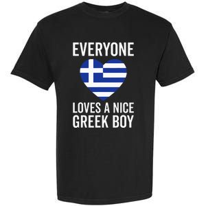 Greece Flag Everyone Loves A Nice Greek Garment-Dyed Heavyweight T-Shirt