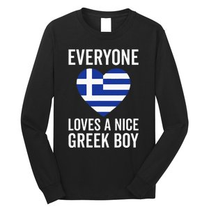 Greece Flag Everyone Loves A Nice Greek Long Sleeve Shirt