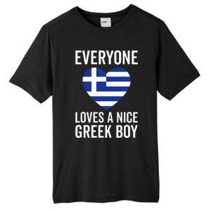 Greece Flag Everyone Loves A Nice Greek Tall Fusion ChromaSoft Performance T-Shirt