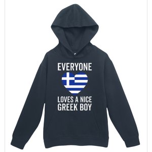 Greece Flag Everyone Loves A Nice Greek Urban Pullover Hoodie