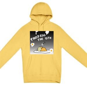 Gudetama Fried Egg The 13th Halloween Premium Pullover Hoodie