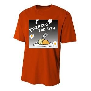 Gudetama Fried Egg The 13th Halloween Performance Sprint T-Shirt