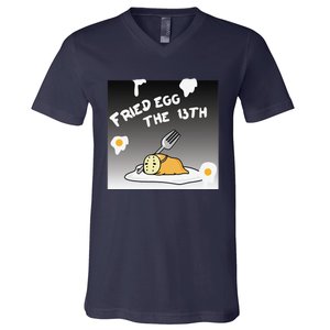 Gudetama Fried Egg The 13th Halloween V-Neck T-Shirt