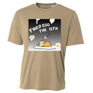 Gudetama Fried Egg The 13th Halloween Cooling Performance Crew T-Shirt