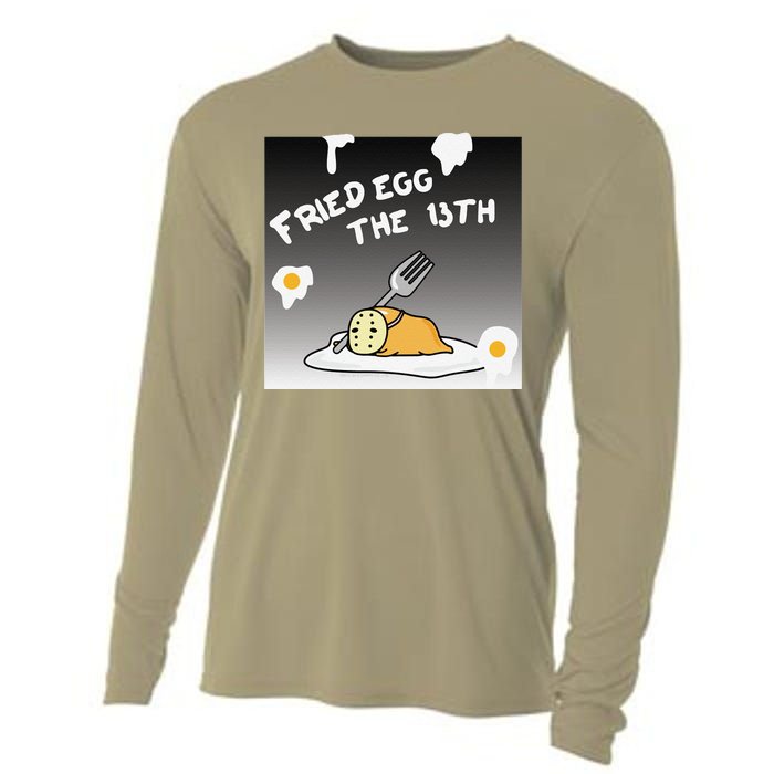 Gudetama Fried Egg The 13th Halloween Cooling Performance Long Sleeve Crew