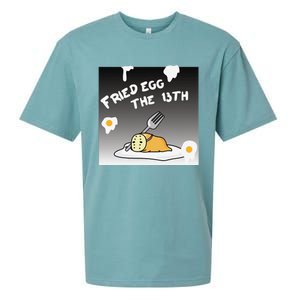 Gudetama Fried Egg The 13th Halloween Sueded Cloud Jersey T-Shirt