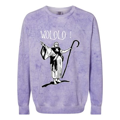 Geek For Empire Game Fans Monk Age Wololo Colorblast Crewneck Sweatshirt