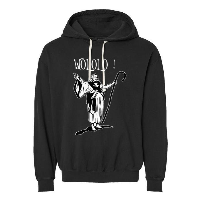 Geek For Empire Game Fans Monk Age Wololo Garment-Dyed Fleece Hoodie