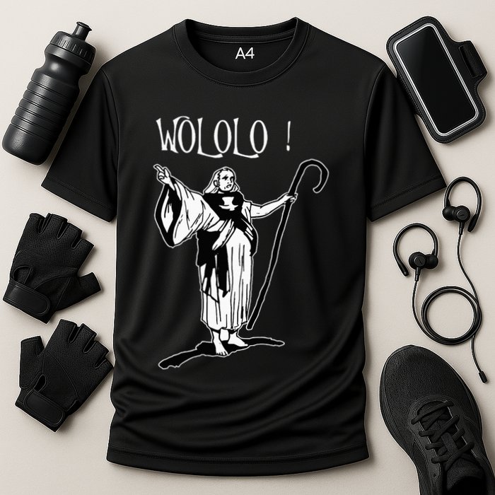 Geek For Empire Game Fans Monk Age Wololo Cooling Performance Crew T-Shirt