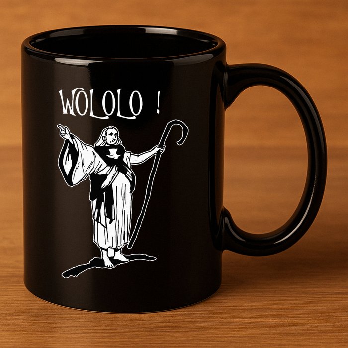 Geek For Empire Game Fans Monk Age Wololo 11oz C Handle Ceramic Mug