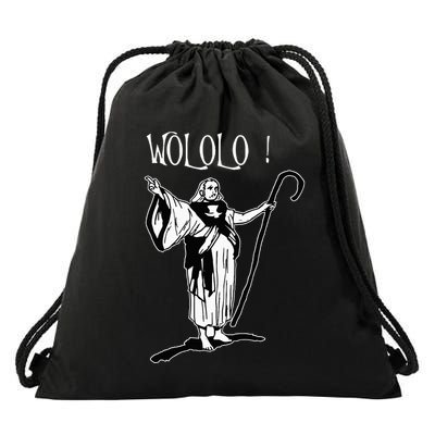 Geek For Empire Game Fans Monk Age Wololo Drawstring Bag