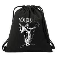 Geek For Empire Game Fans Monk Age Wololo Drawstring Bag