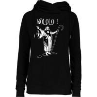 Geek For Empire Game Fans Monk Age Wololo Womens Funnel Neck Pullover Hood