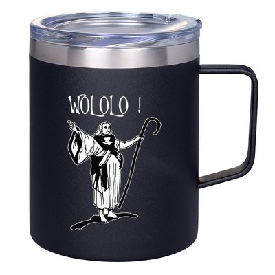 Geek For Empire Game Fans Monk Age Wololo 12oz Stainless Steel Coffee Mug