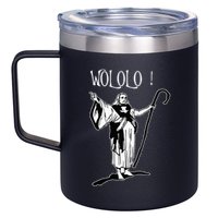 Geek For Empire Game Fans Monk Age Wololo 12oz Stainless Steel Coffee Mug