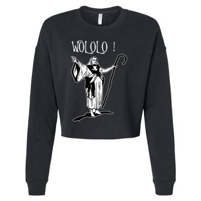 Geek For Empire Game Fans Monk Age Wololo Cropped Pullover Crew