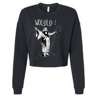 Geek For Empire Game Fans Monk Age Wololo Cropped Pullover Crew