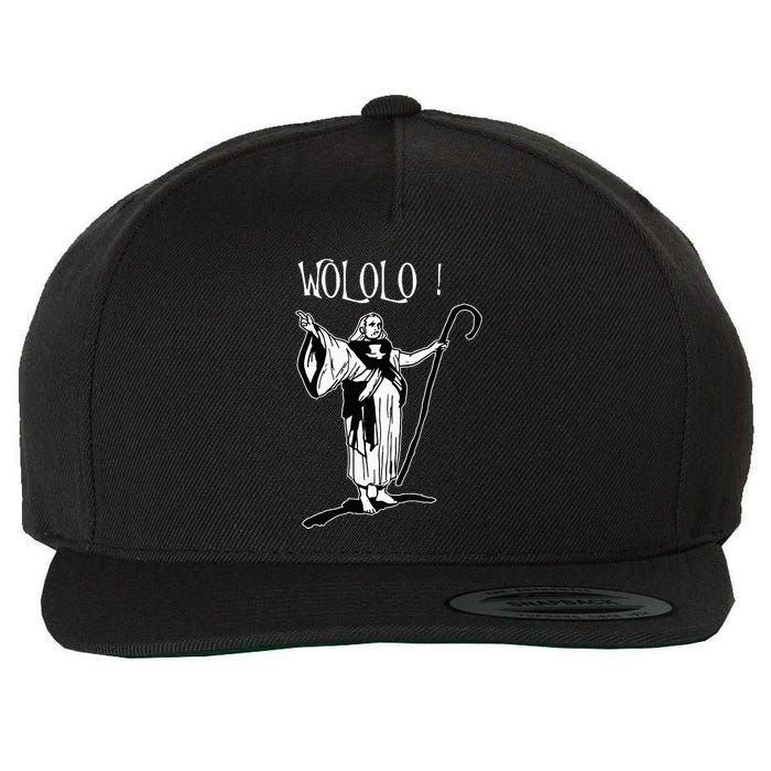 Geek For Empire Game Fans Monk Age Wololo Wool Snapback Cap