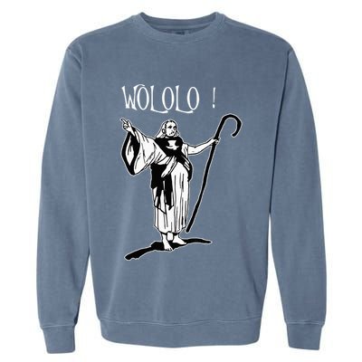 Geek For Empire Game Fans Monk Age Wololo Garment-Dyed Sweatshirt