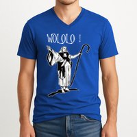 Geek For Empire Game Fans Monk Age Wololo V-Neck T-Shirt