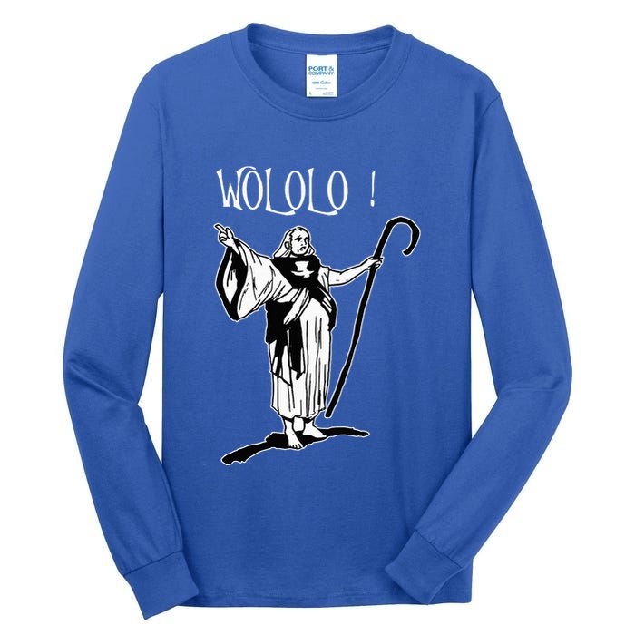 Geek For Empire Game Fans Monk Age Wololo Tall Long Sleeve T-Shirt