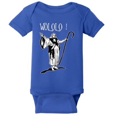 Geek For Empire Game Fans Monk Age Wololo Baby Bodysuit